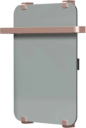 Полотенцесушитель электрический Allen Brau Infinity 60x44 00325649 с рейлингом 2.0 и креплением, медь брашированная Полотенцесушитель электрический Allen Brau Infinity 60x44 00325649 с рейлингом 2.0 и креплением, медь брашированная