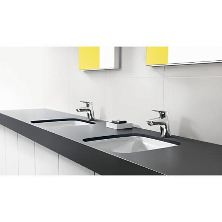 Смеситель для раковины hansgrohe Logis со сливным гарнитуром, хром 71070000 Смеситель для раковины hansgrohe Logis со сливным гарнитуром, хром 71070000