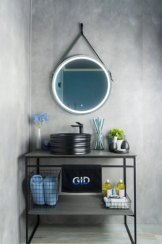 Раковина Gid Bm969 53334 накладная черная матовая 41x41x18 Раковина Gid Bm969 53334 накладная черная матовая 41x41x18