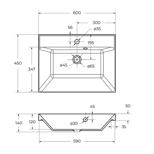 Раковина BelBagno BB600/450-LV-ART-AST-NERO 600x450 Раковина BelBagno BB600/450-LV-ART-AST-NERO 600x450
