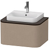Картинка анонса товара «тумба под раковину duravit happy d.2 plus hp494007575 подвесная 65 см лен»