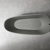 Ванна отдельностоящая ABBER AM9911MLG 170x75 универсальная, светло-серый матовая, искусственный камень Ванна отдельностоящая ABBER AM9911MLG 170x75 универсальная, светло-серый матовая, искусственный камень