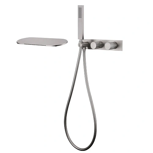 Смеситель для ванны ABBER Rund AF8731SP скрытого монтажа, сатин Смеситель для ванны ABBER Rund AF8731SP скрытого монтажа, сатин