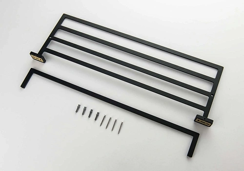 Полотенцедержатель Aquatek ЛИБРА AQ4315MB черный матовый Полотенцедержатель Aquatek ЛИБРА AQ4315MB черный матовый