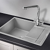 Кухонная мойка Granula 6501, АЛЮМИНИУМ, кварц 650х495 Кухонная мойка Granula 6501, АЛЮМИНИУМ, кварц 650х495