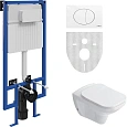 Комплект Унитаз подвесной STWORKI Дублин SETK3504-0605 с микролифтом + Система инсталляции для унита 561120 Комплект Унитаз подвесной STWORKI Дублин SETK3504-0605 с микролифтом + Система инсталляции для унита 561120