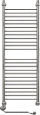Полотенцесушитель электрический EWRIKA Медея S 120х40, L, хром 537552 Полотенцесушитель электрический EWRIKA Медея S 120х40, L, хром 537552