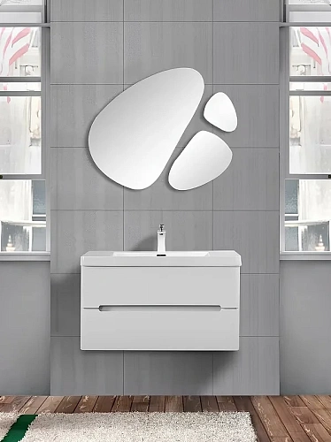 Тумба с раковиной Parly Spa River80 подвесная 800x480x550 Тумба с раковиной Parly Spa River80 подвесная 800x480x550