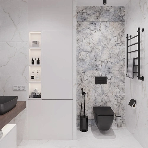 Комплект мебели STWORKI Ольборг 100 столешница дуб карпентер, без отверстий, с тумбой 50, с раковино 542632 Комплект мебели STWORKI Ольборг 100 столешница дуб карпентер, без отверстий, с тумбой 50, с раковино 542632