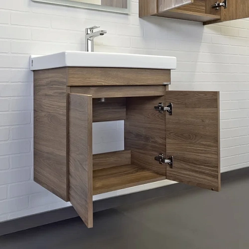 Тумба с раковиной Comforty Осло 60 00-00011149 дуб темно-коричневый раковина Fest 60 Тумба с раковиной Comforty Осло 60 00-00011149 дуб темно-коричневый раковина Fest 60