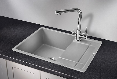 Кухонная мойка Granula 6501, АЛЮМИНИУМ, кварц 650х495 Кухонная мойка Granula 6501, АЛЮМИНИУМ, кварц 650х495