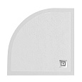 Детальная картинка товара «душевой поддон belbagno uno tray-mr-uno-r-90-550-35-w-cr 900x900 из искусственного мрамора в комплекте с сифоном белый»