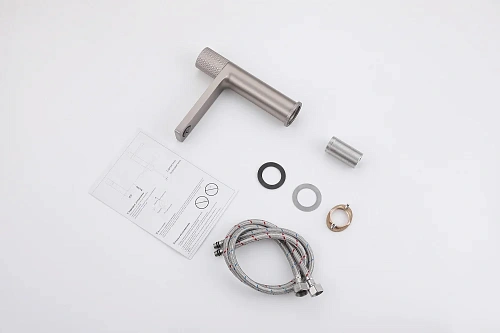 Смеситель для раковины ABBER Rund AF8710SP сатин Смеситель для раковины ABBER Rund AF8710SP сатин