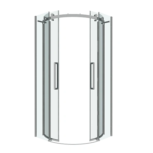Душевой уголок GROSSMAN Classic 301.K33.04.9090.10.00 (90x90x195) полукруг,раздвиж,хром, стекло прозрачное Душевой уголок GROSSMAN Classic 301.K33.04.9090.10.00 (90x90x195) полукруг,раздвиж,хром, стекло прозрачное