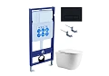 Комплект унитаза SET AQUATEK КЛАССИК cm-025 4в1 с инсталляцией, креплением, клавишей смыва и сиденьем Комплект унитаза SET AQUATEK КЛАССИК cm-025 4в1 с инсталляцией, креплением, клавишей смыва и сиденьем