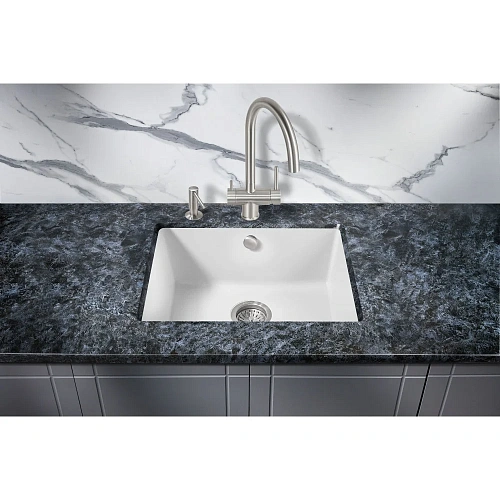 Кухонная мойка Milacio Leon 55 Cuarzo (MC.77082), белый Кухонная мойка Milacio Leon 55 Cuarzo (MC.77082), белый