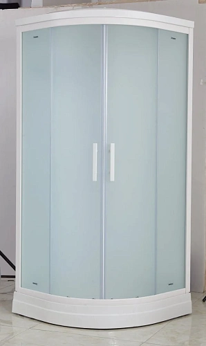 Душевая кабина Timo Imwei XDM-09FW 90x90 стекло матовое, профиль белый Душевая кабина Timo Imwei XDM-09FW 90x90 стекло матовое, профиль белый