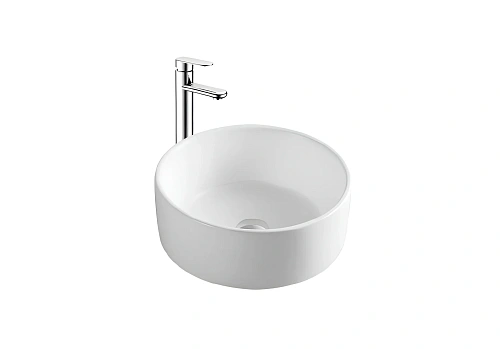 Раковина Aquatek AQ5118-MW 400x400x165, матовый белый, накладная Раковина Aquatek AQ5118-MW 400x400x165, матовый белый, накладная