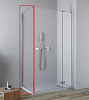 Картинка анонса товара «боковая стенка radaway esseza/fuenta new kdj/kdj+s 100 wall 1000x2000 хром/прозрачное/6mm 384052-01- 384052-01-01»