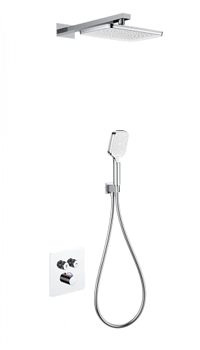 Душевая система Wonzon & Woghand с термостатом, встраиваемая, хром (WW-B4003-CR) Душевая система Wonzon & Woghand с термостатом, встраиваемая, хром (WW-B4003-CR)
