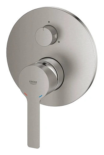 Смеситель для ванны GROHE Lineare New с переключателем на 3 положения, суперсталь (24095DC1) Смеситель для ванны GROHE Lineare New с переключателем на 3 положения, суперсталь (24095DC1)