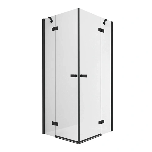 Душевой уголок NEW TRENDY REFLEXA BLACK 110x80x200 EXK-4987 черный Душевой уголок NEW TRENDY REFLEXA BLACK 110x80x200 EXK-4987 черный