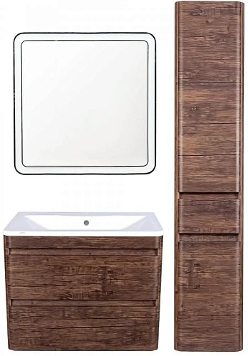 Зеркало Style Line Атлантика 60x60 с подсветкой и часами СС-00002214 Зеркало Style Line Атлантика 60x60 с подсветкой и часами СС-00002214