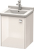 Картинка анонса товара «тумба под раковину duravit brioso br4040l1022 подвесная 46 см белый глянцевый»