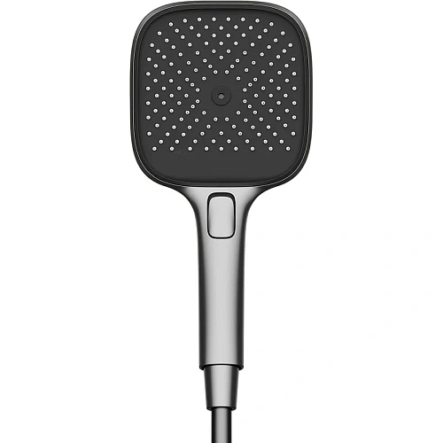 Душевая лейка Sancos Nok square SC6002GG 125x125 мм, 3 режима, воронёная сталь/черный матовый Душевая лейка Sancos Nok square SC6002GG 125x125 мм, 3 режима, воронёная сталь/черный матовый