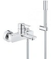 Смеситель для ванны GROHE Lineare New с душевым гарнитуром, хром (33850001) Смеситель для ванны GROHE Lineare New с душевым гарнитуром, хром (33850001)