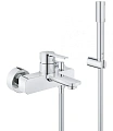 Смеситель для ванны GROHE Lineare New с душевым гарнитуром, хром (33850001) Смеситель для ванны GROHE Lineare New с душевым гарнитуром, хром (33850001)