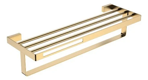 Полка Boheme Q 10947-MG золото матовое Полка Boheme Q 10947-MG золото матовое