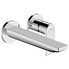 Смеситель для раковины Hansgrohe Rebris E, скрытого монтажа, настенный, с изливом 19.5 см 72568000, 