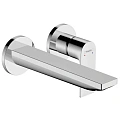 Смеситель для раковины Hansgrohe Rebris E, скрытого монтажа, настенный, с изливом 19.5 см 72568000, Смеситель для раковины Hansgrohe Rebris E, скрытого монтажа, настенный, с изливом 19.5 см 72568000,