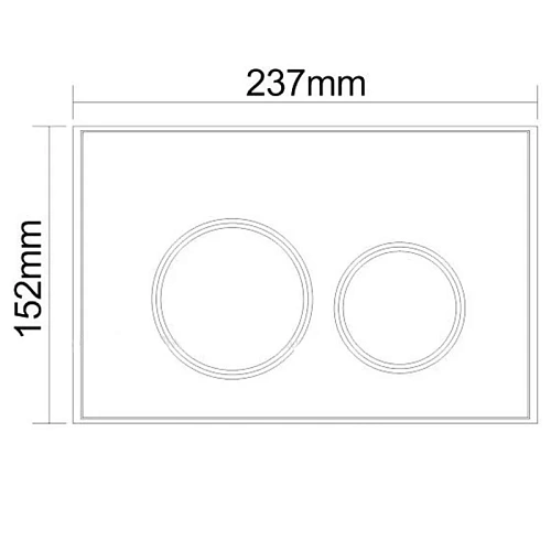 Клавиша смыва Aquanet AQ-PRO-02W белый Клавиша смыва Aquanet AQ-PRO-02W белый