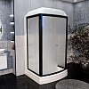 Душевая кабина Radomir Диана 108х118 1-05-6-0-0-0601 поддон с каркасом и сифоном, профиль черный