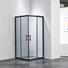 Душевой уголок Timo Imwei YL-9002B 90x90 с поддоном, стекло матовое, профиль черный Душевой уголок Timo Imwei YL-9002B 90x90 с поддоном, стекло матовое, профиль черный