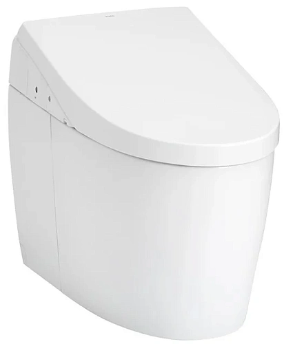 Унитаз приставной Toto Neorest CS989PVR#NW1 без сиденья, безободковый, Tornado, CeFiONtect Унитаз приставной Toto Neorest CS989PVR#NW1 без сиденья, безободковый, Tornado, CeFiONtect