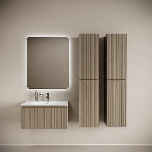 Тумба под раковину SANCOS Code CD60GP 590х453х400 цвет серая платина, подвесная Тумба под раковину SANCOS Code CD60GP 590х453х400 цвет серая платина, подвесная