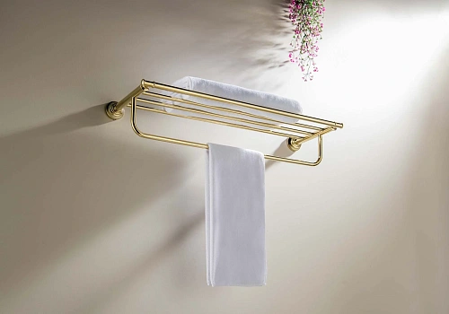 Полотенцедержатель Aquatek КЛАССИК AQ4515PG золото полированное Полотенцедержатель Aquatek КЛАССИК AQ4515PG золото полированное