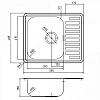 Кухонная мойка Iddis Strit S 585x485 (STR58SDi77) Кухонная мойка Iddis Strit S 585x485 (STR58SDi77)