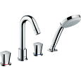 Детальная картинка товара «смеситель на борт ванны hansgrohe logis 71314000»