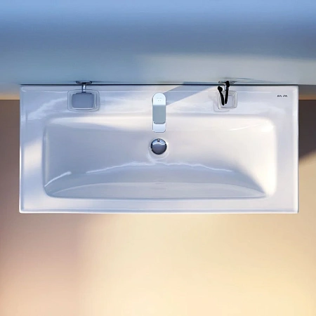 Раковина AM.PM X-Joy M85AWCC1002WG64 мебельная, керамическая, 100 см, встраиваемая, белый Раковина AM.PM X-Joy M85AWCC1002WG64 мебельная, керамическая, 100 см, встраиваемая, белый