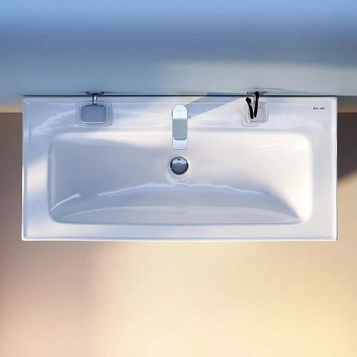 Раковина AM.PM X-Joy M85AWCC1002WG64 мебельная, керамическая, 100 см, встраиваемая, белый Раковина AM.PM X-Joy M85AWCC1002WG64 мебельная, керамическая, 100 см, встраиваемая, белый