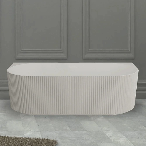 Ванна из искусственного камня ABBER AS9630 170x75 универсальная, белая матовая, искусственный камень Ванна из искусственного камня ABBER AS9630 170x75 универсальная, белая матовая, искусственный камень