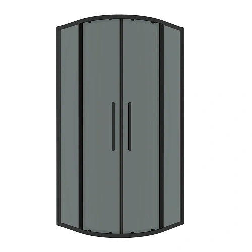 Душевой уголок GROSSMAN Cosmo 301.K33.02.9090.21.10 (90x90x195) полукруг,раздвижн,черн.матов,стекло тонирован Душевой уголок GROSSMAN Cosmo 301.K33.02.9090.21.10 (90x90x195) полукруг,раздвижн,черн.матов,стекло тонирован