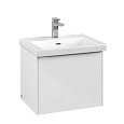 Тумба под раковину Villeroy & Boch Subway 3.0 с подсветкой Brilliant White / Brilliant White C579L0V C579L0VE Тумба под раковину Villeroy & Boch Subway 3.0 с подсветкой Brilliant White / Brilliant White C579L0V C579L0VE