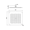 Верхний душ Paini 50CR759UPQ30E 300 мм, квадратный, ультратонкий Верхний душ Paini 50CR759UPQ30E 300 мм, квадратный, ультратонкий