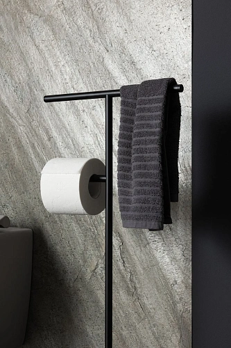 Держатель туалетной бумаги Allen Brau Priority 6.31FT1-31 черный матовый Держатель туалетной бумаги Allen Brau Priority 6.31FT1-31 черный матовый