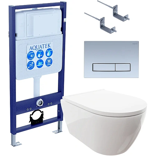 Комплект инсталляции Aquatek Standard INS-0000012 с унитазом ПОЛАРИС AQ0700-00 с сиденьем микролифт, кркпежомом KKI-0000002 клавишей смыва KDI0000027 SET Aquatek ПОЛАРИС-027 4в1 Комплект инсталляции Aquatek Standard INS-0000012 с унитазом ПОЛАРИС AQ0700-00 с сиденьем микролифт, кркпежомом KKI-0000002 клавишей смыва KDI0000027 SET Aquatek ПОЛАРИС-027 4в1